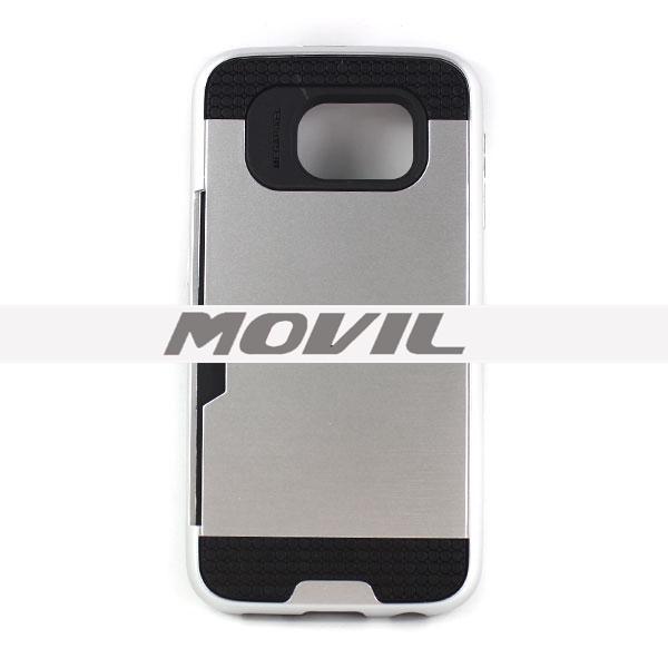 NP-2396 2 en 1 tpu    pc funda  para Samsung Galaxy S6-16